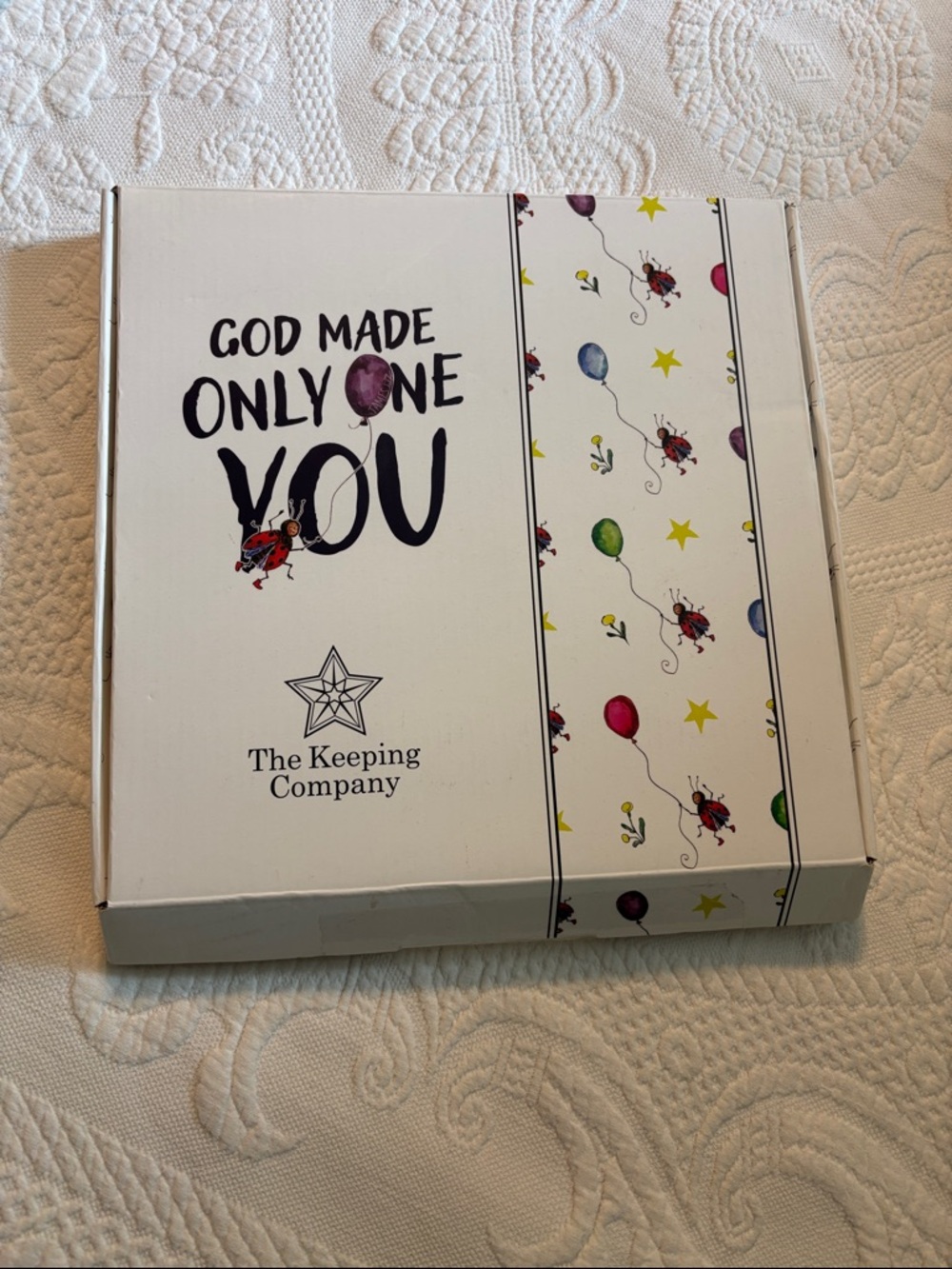 "God Made Only One You" Baby Book in Original Gift Box
